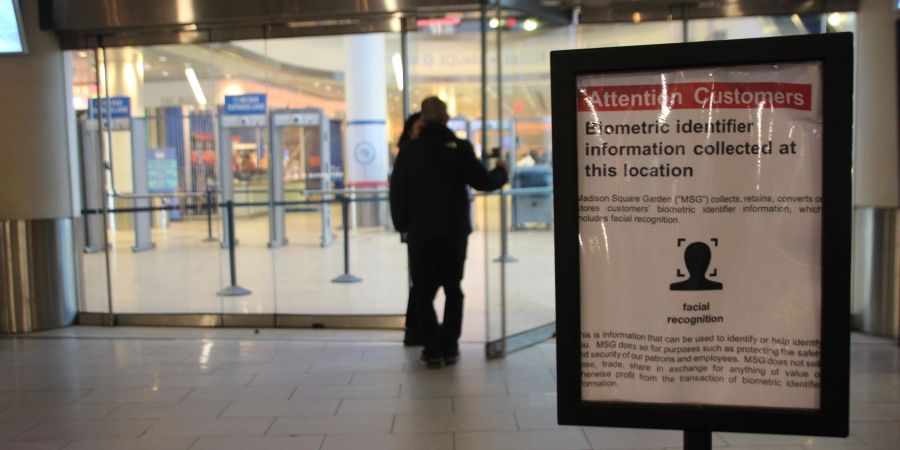 Beim Madison Square Garden in New York kommt eine Gesichtserkennungs-Software zum Einsatz.