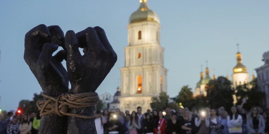 Mariupol Denkmal Asowstal