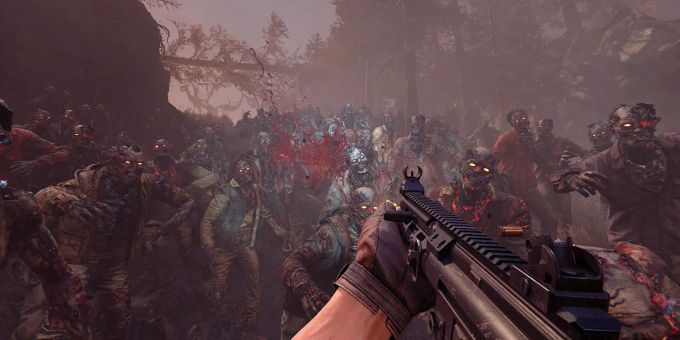 In John Carpenter's Toxic Commando Koop Shooter schiesst ihr euch mit bis zu vier Spielern durch Horden an Monstern. Toxic Commando Koop Shooter