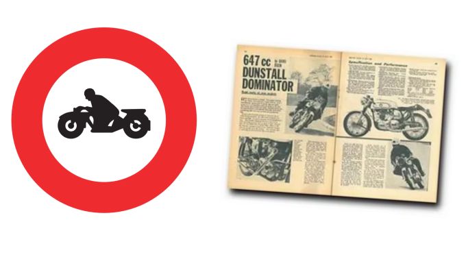 Das Schild für Motorrad-Verbot wirft Fragen nach dessen Identität auf. Motorrad Verbot Verkehrsschild