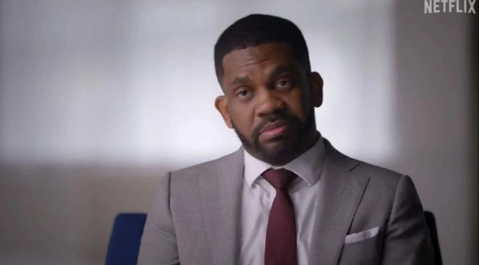 Christopher Bouzy in der Netflix-Doku von Prinz Harry und Meghan Markle. meghan und harry