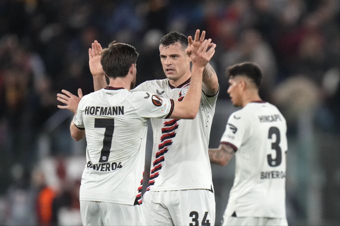 Granit Xhaka und Bayer Leverkusen haben eine historische Chance. Granit Xhaka Bayer Leverkusen