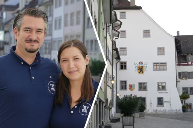 Das Pächterpaar Marcel und Angelina Kampe betont: Sie wollen bleiben. - Linda Bachmann