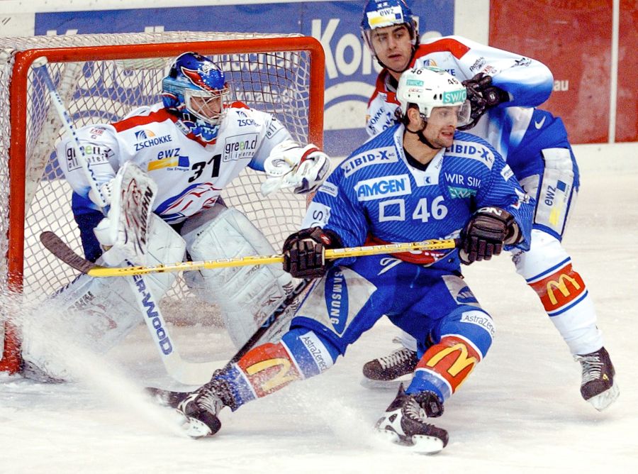 SCHWEIZ EISHOCKEY ZUG ZSC DUCA SULANDER STOFFEL
