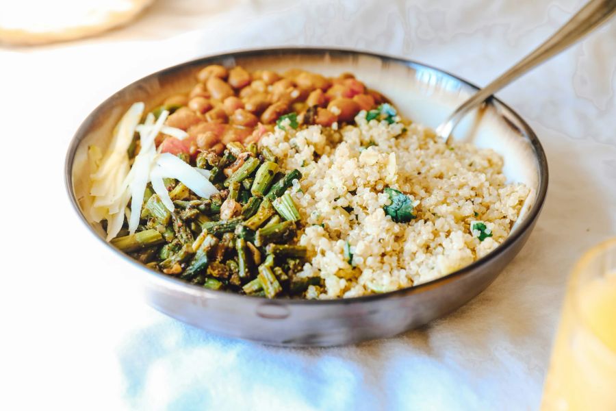 Quinoa im Essen