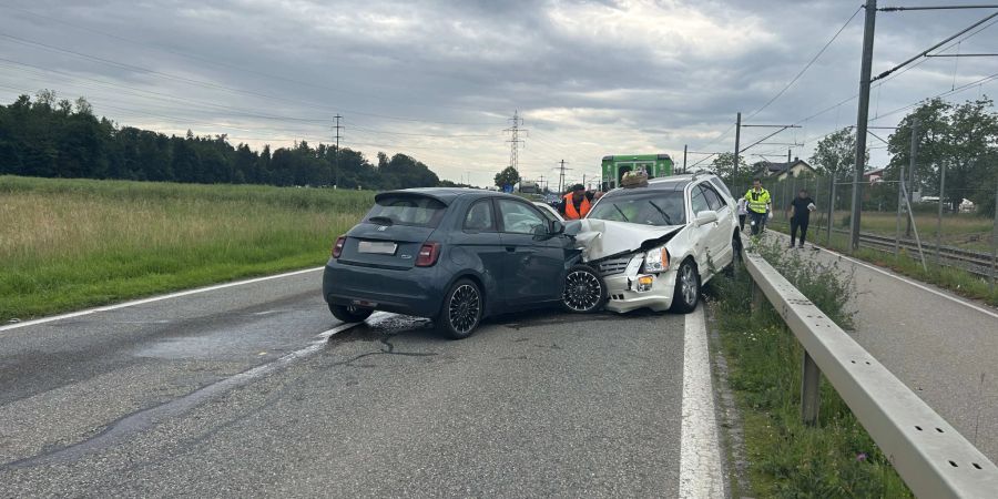 Frontalkollision fordert Verletzten