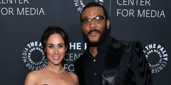 Meghan Markle und ihr enger Freund Tyler Perry strahlen im Dezember 2024 gemeinsam in die Kameralinse. Meghan Markle