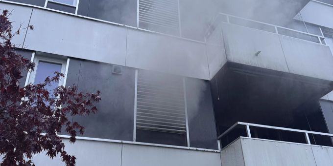 Wohnungsbrand in St. Gallen. Wohnungsbrand in St. Gallen