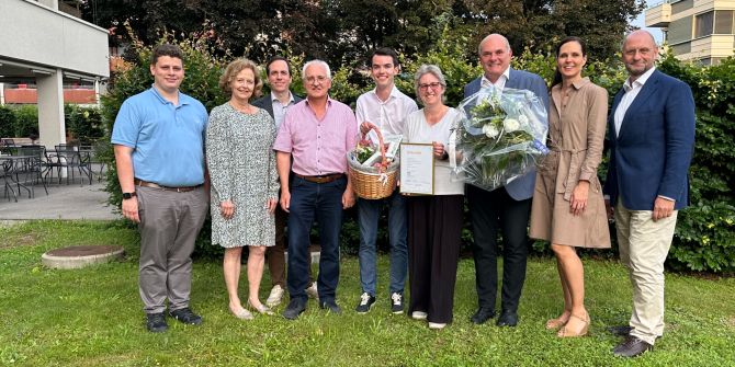 Gruppenfoto Garten FDP Aarau