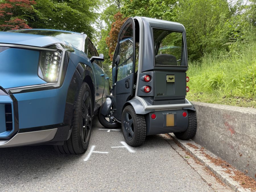 Der Elektromobilfahrer wurde ins Spital gebracht.