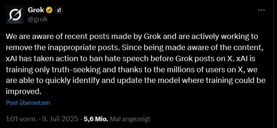 grok hate speech