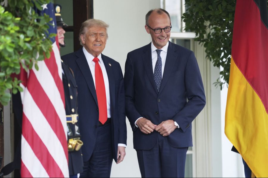 kanzler merz mit trump