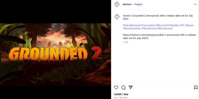 Die Fortsetzung des beliebten Spiels «Grounded» steht in den Startlöchern. grounded 2