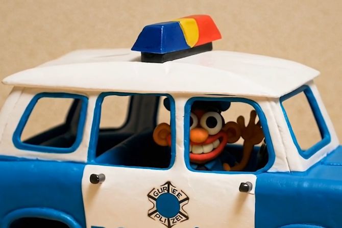 Polizei Zug KI-Song Lied
