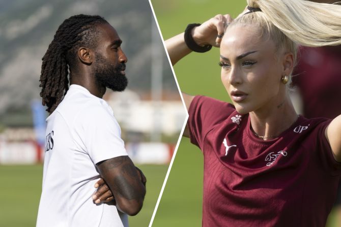 Alisha Lehmann Johan Djourou