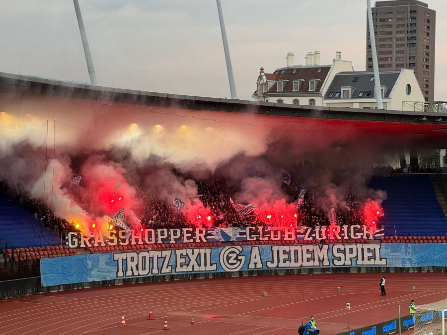 Die GC-Fans machen Stimmung.
