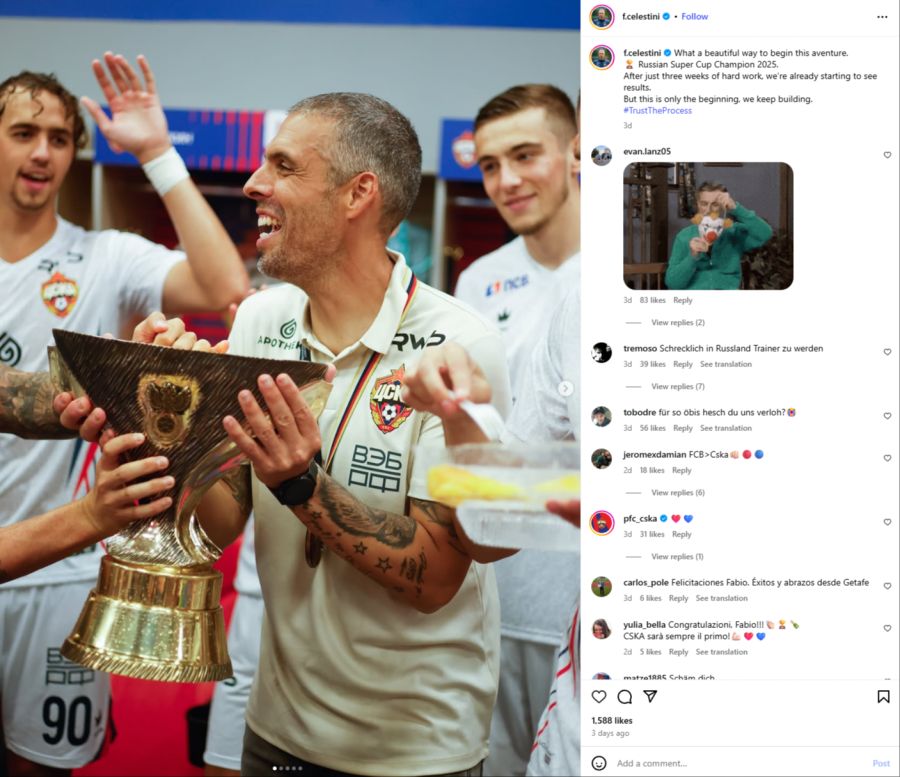 Fabio Celestini FCB Moskau