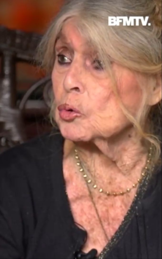 Brigitte Bardot gibt im französischen Fernsehen ein seltenes Interview. Brigitte Bardot
