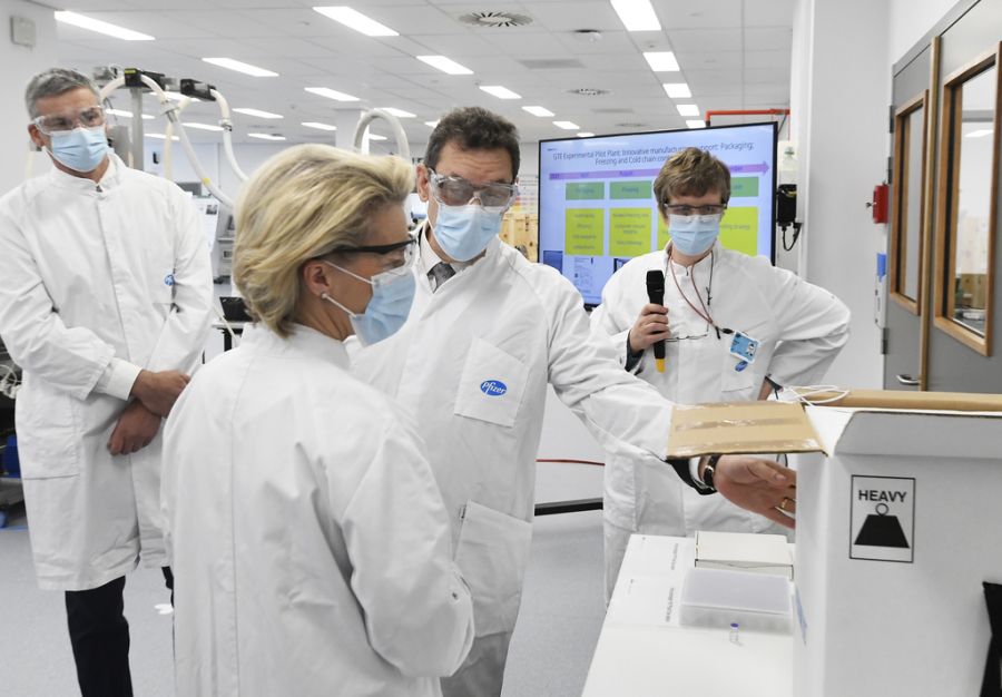 von der leyen sms