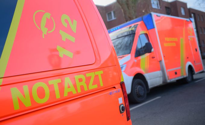 Das Mädchen und der Junge wurden sofort medizinisch versorgt. mädchen