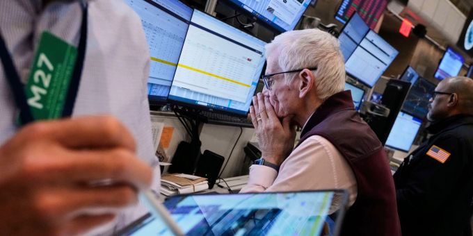 Als die US-Zölle angekündigt wurden, brauchen die globalen Finanzmärkte ein. US-Zölle - New York