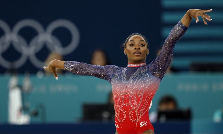 Simone Biles auf Rang 9 ist nebst Gu eine der wenigen Nicht-Tennisspielerinnen auf der Liste. (Archivbild)