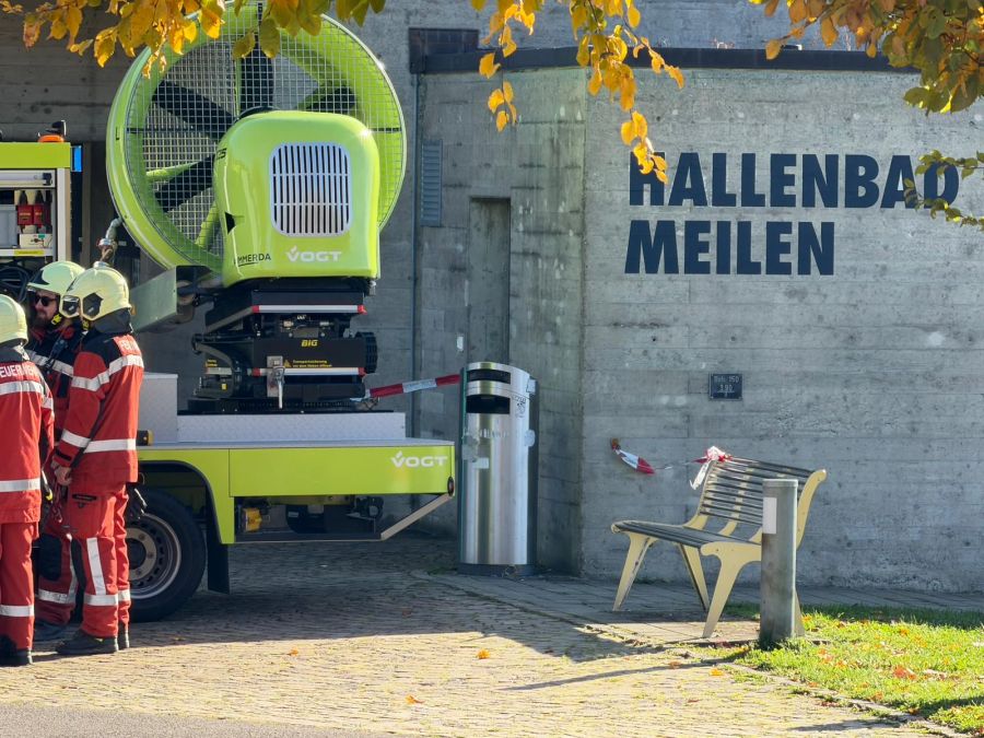 Bilder vom Einsatz in Meilen ZH.