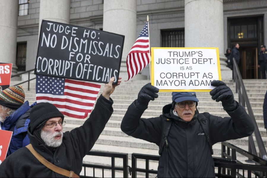 New York Adams Protest