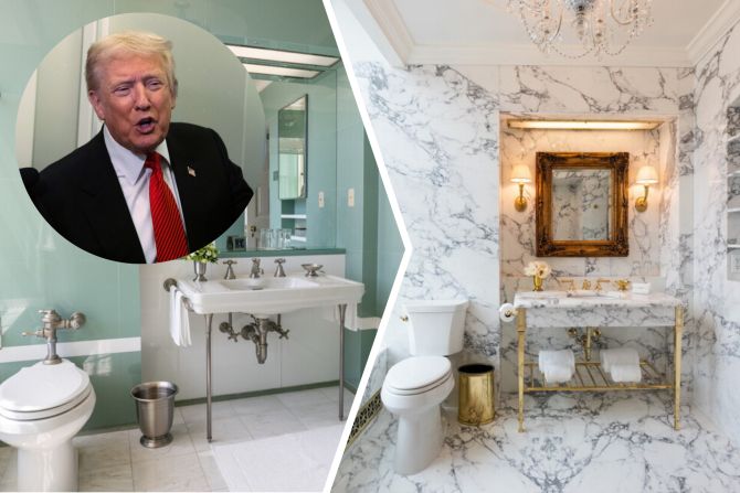 Donald Trump Badezimmer