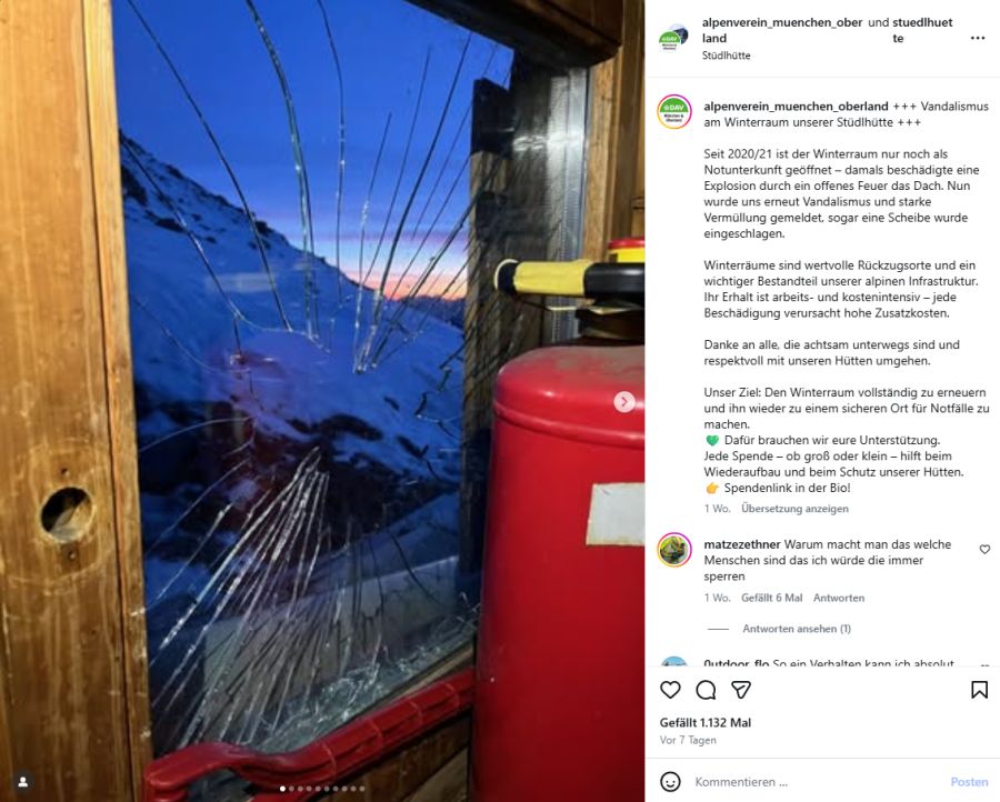 Immer wieder kommt es aber zu Vandalismus.