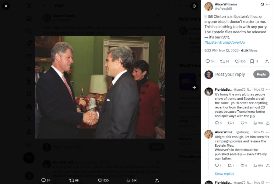 Der Ex-Präsident kannte den verurteilten Sexualstraftäter gut, für Fehlverhalten gibt es aber keine Beweise.