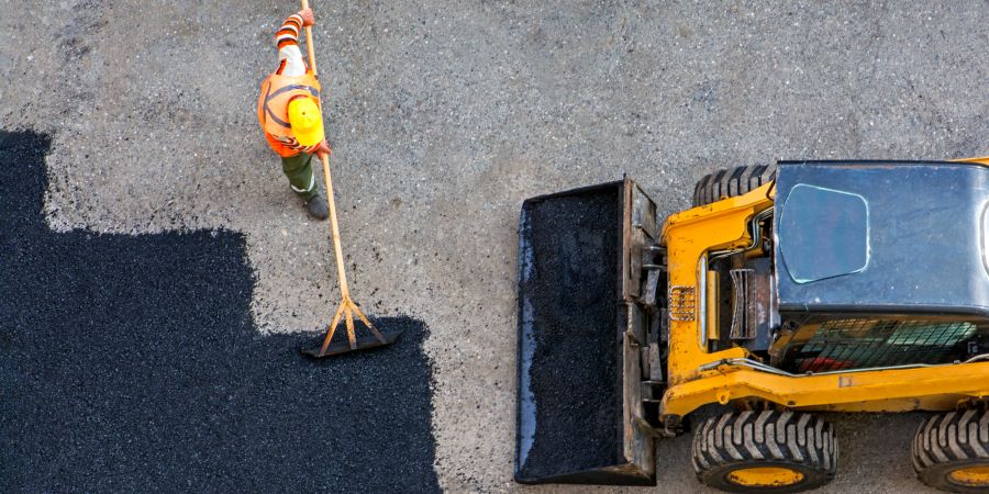Strasse Belag Sanierung