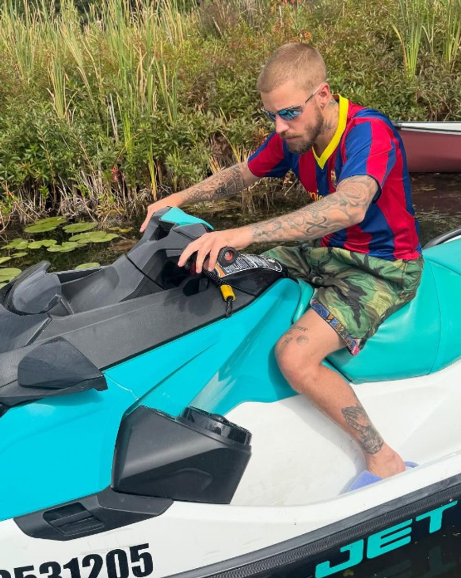 Auch Justin Bieber teilt vieles mit seinen Followern.