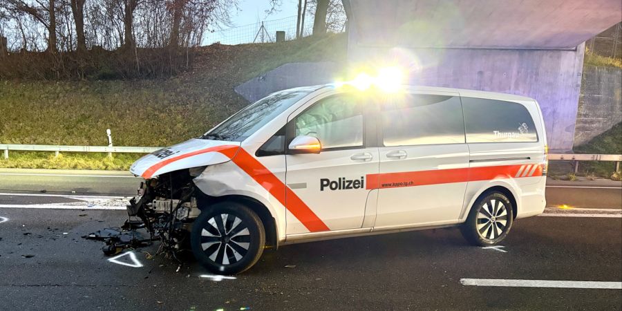Kollision Patrouillenfahrzeug A1