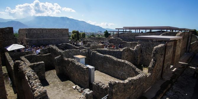 Pompeji Ruinen Berg himmel