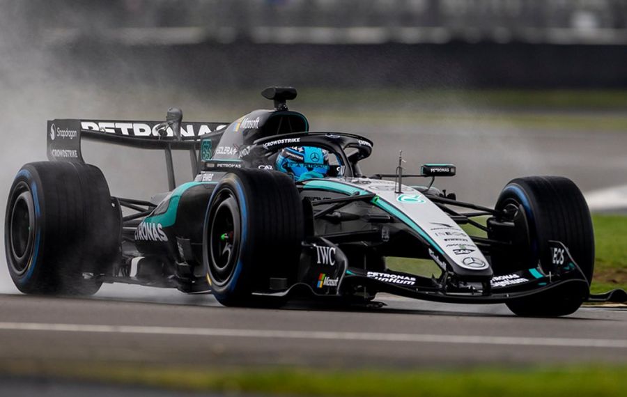 Auch Mercedes trickst bei der Aerodynamik. Genau hinsehen ...