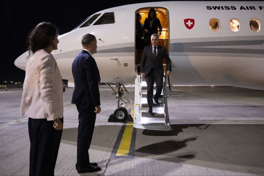 Am meisten flog vergangenes Jahr Aussenminister Ignazio Cassis. Insgesamt flog er 85-mal.