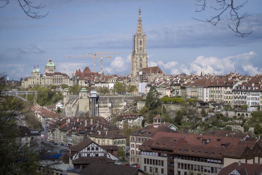 Blick auf die Stadt Bern. (Archiv)