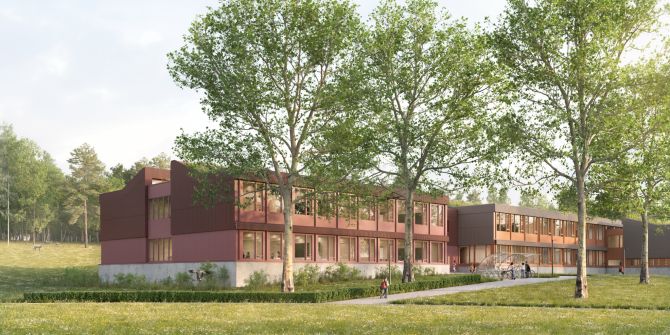 Schulhaus Visualisierung Thalwil Projekt