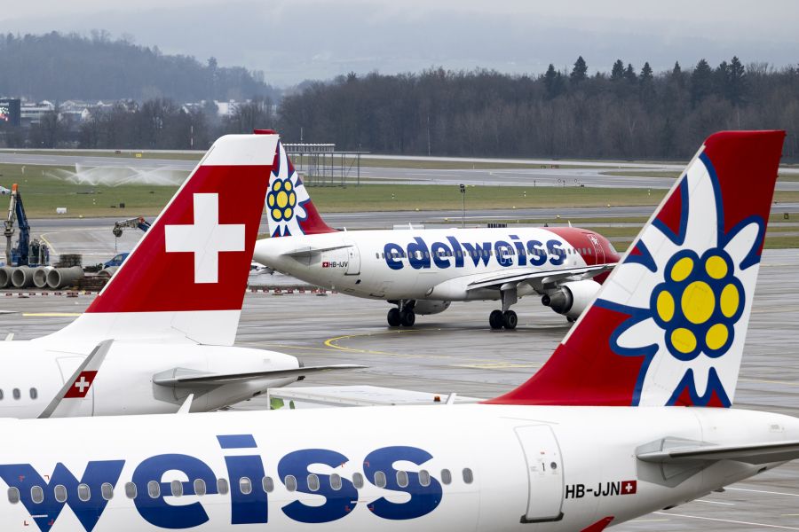 Im Jahr 2025 erreicht der Flugverkehr am Flughafen Zürich beinahe Rekordzahlen. (Archivbild)