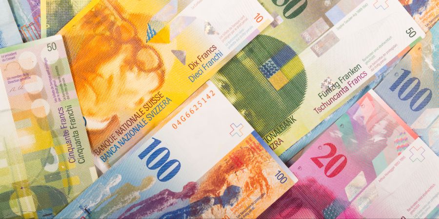 Schweizer Franken Währung Note