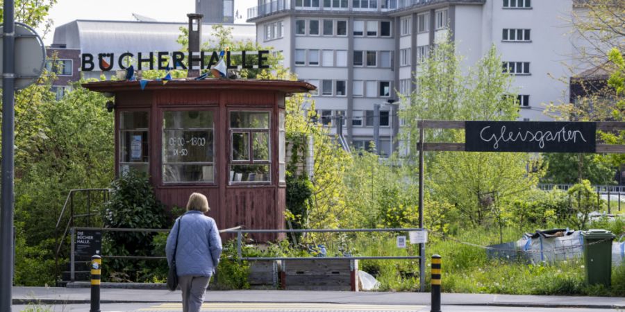 Im Steghof endet heute das Freigleis. Die Veloroute soll dank einer Brücke über das Gleisfeld verlängert werden. (Archivaufnahme)