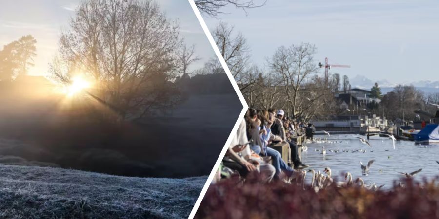 Schweiz Wetter Frühling Frost