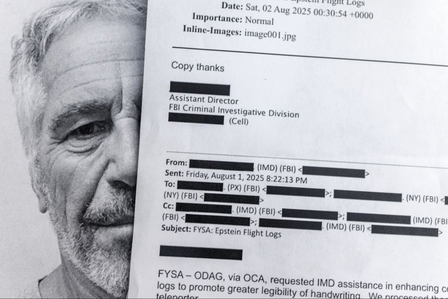 In den Epstein-Files sind viele Namen geschwärzt worden.