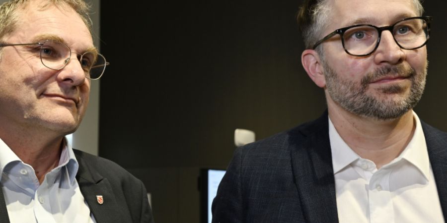 Sie treten zur Stichwahl fürs Stadtpräsidium in Winterthur an: Stefan Fritschi (FDP) und Kaspar Bopp (SP). (Archivbild)