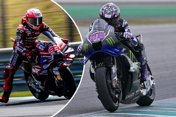 Test MotoGP Quartararo Márquez