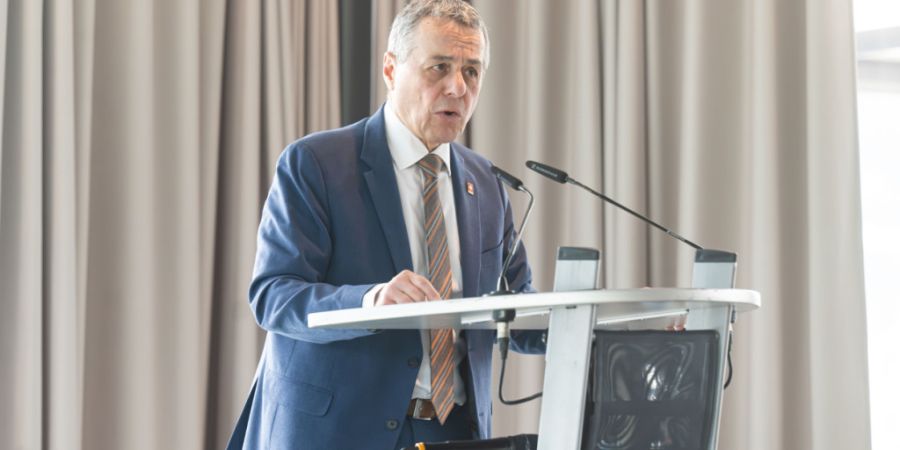 Für Bundesrat Ignazio Cassis ist die Frage der Beziehung zur EU keine technische oder institutionelle Debatte. (Archivbild)
