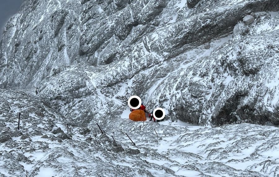 Die tiroler Bergrettung Ehrwald ist regelmässig an der Zugspitze im Einsatz.