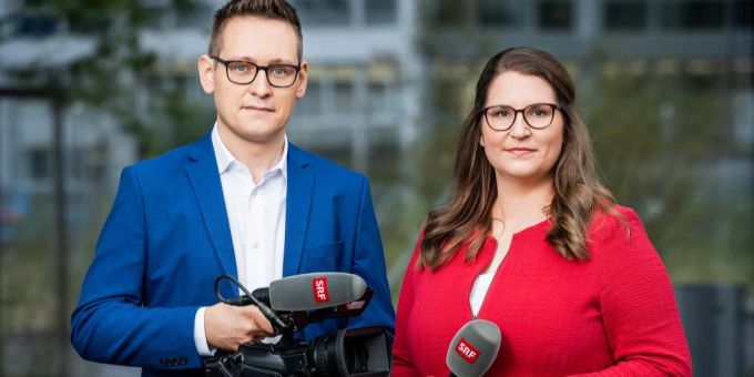 Jonas Bischoff und seine Partnerin Anita Bünter berichten aus dem Nahen Osten. srf