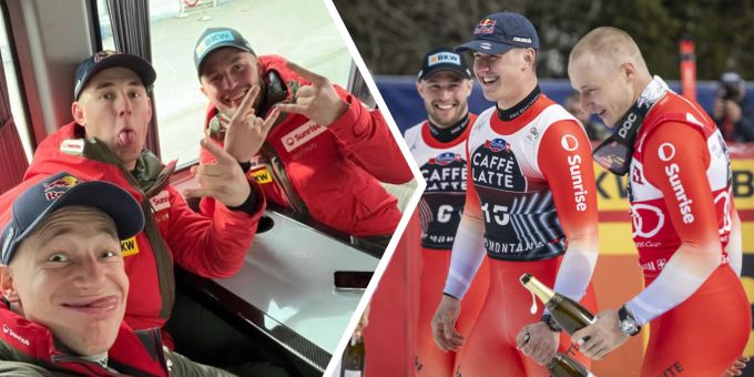 «Verrückte Hunde» - Nach Dreifachsieg posten Odi & Co. Grimassen-Selfie